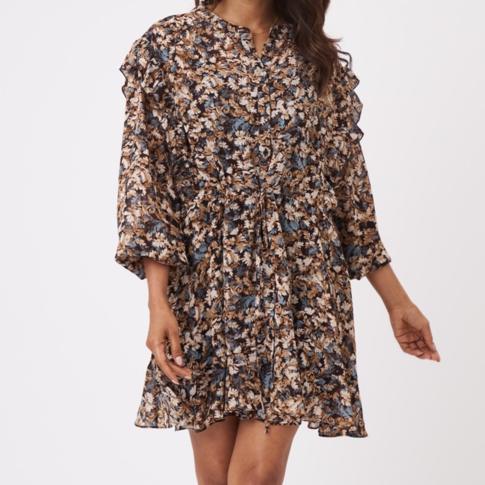 LeLaLo Floral Print Women's Dress
